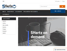 Tablet Screenshot of 5hertz.com